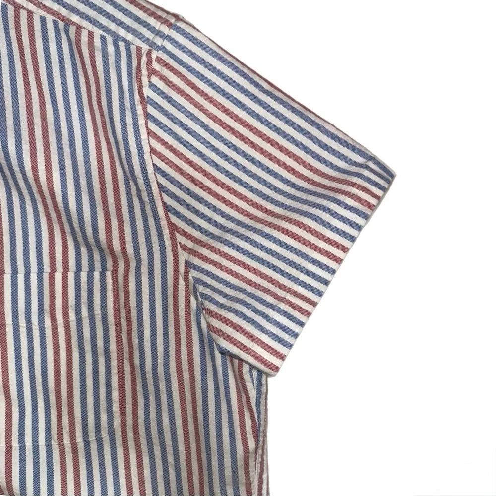 J. Crew Men's Multicolor Striped Button-Down Shirt